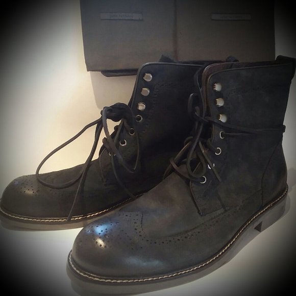 #10 NEW JOHN VARVATOS Fleetwood Chukka Black boot main image 11